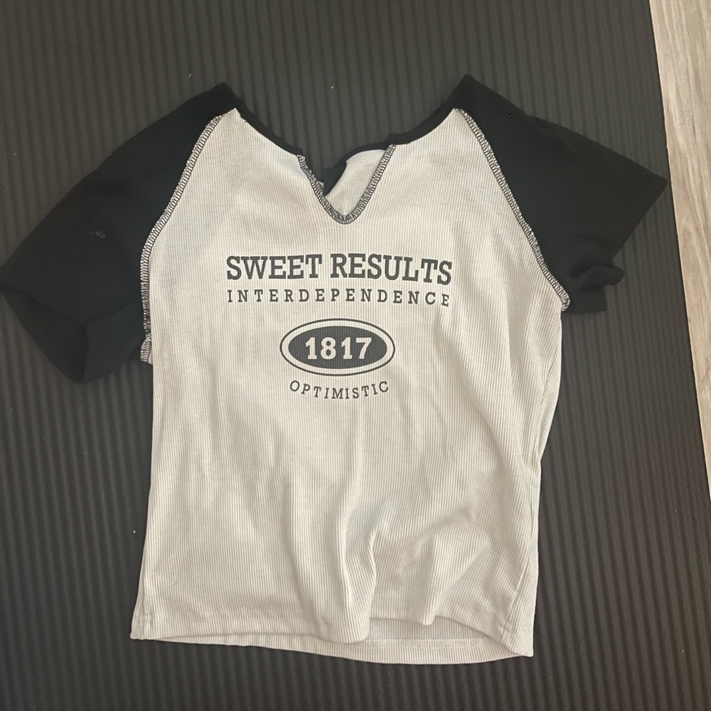 Black and White Women's Top